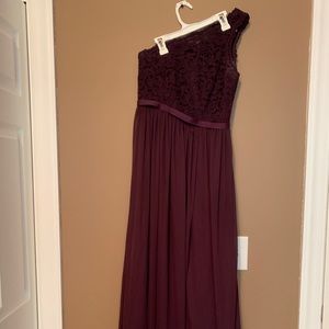 A David’s Bridal bridesmaid dress, worn once!